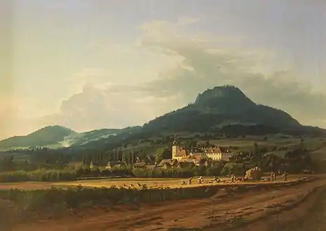 Liběšice, par Carl Robert Croll(milieu du XIXe siècle).