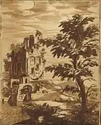 Una casa in rovina XVIIIe siècle