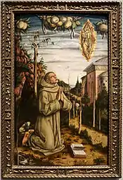 Beato Gabrielle Ferretti peint par Carlo Crivelli, 1489, National Gallery de Londres