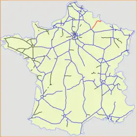 Carte de la route.