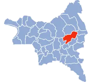 Livry-Gargan dans le département de Seine-Saint-Denis en 2020