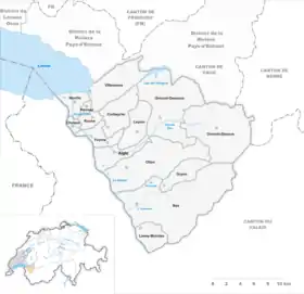 Localisation de District d'Aigle