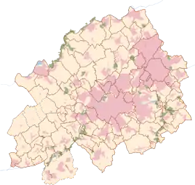 Voir sur la carte topographique de Métropole européenne de Lille