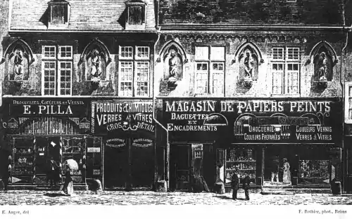 Maison des musiciens avec les échoppes