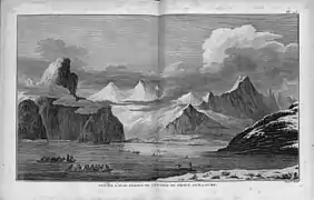 Vue de l'anse fermée de l'entrée du Prince Guillaume