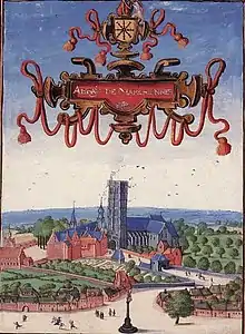 L'abbaye de Marchiennes, Nord.