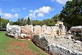 Mur extérieur de la maison.