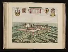 Cassel au XVIIe siècle (1641).