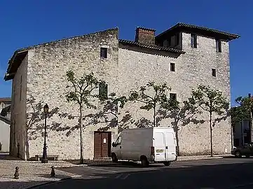 Arrière du bâtiment en vue nord-ouest (mai 2013).