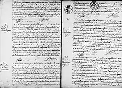 actes décès 18 à 22 Pierre Plichart-Benoit Dupont-Zacharie Pierronne-Charles Dufour- Auguste Rénier