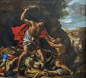 Samson massacrant les Philistins   Cathédrale Saint-Étienne de Toulouse
