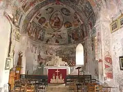 Chœur - 1° travée de la nef.