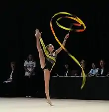 Gymnastique rythmique.