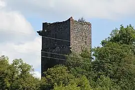 Donjon du château de Dorches.
