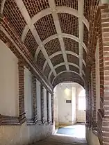 Un des escaliers du château.