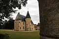 La vue sud-est du château.