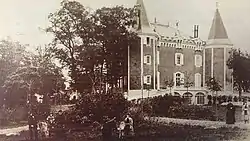 Le château en 1890