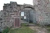 Entrée du château.