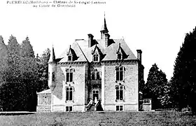 Le château de Kerangat au début du XXe siècle.