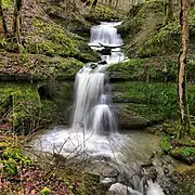 La cascade amont de Raffenot.