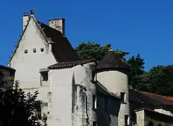 L'arrière du logis de Bourdeilles.