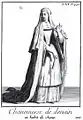 Chanoinesse de Denain en habit de cœur - Gosselin - 1718 - Histoire Des Ordres Monastiques.