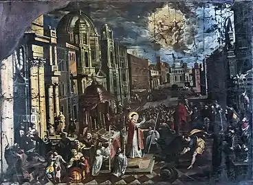 Saint Antoine de Padoue: le Miracle de la mule par Joseph Heintz le jeune