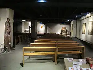 Intérieur de la chapelle.