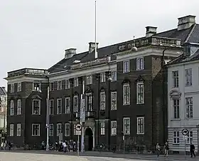 Le Palais de Charlottenborg, siège de l'Académie royale des beaux-arts.