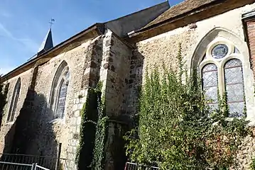 L'église, façade sud.