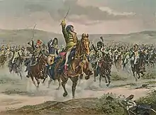 Charge de Murat à la bataille d'Iéna, Henri-Georges Chartier.