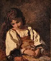 Jeune fille endormie, 1850, musée des Beaux-Arts de Chartres.