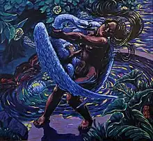 Léda et le cygne, huile sur toile, mai 1925, musée des Beaux-Arts de Chartres.