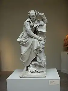 François-René de Chateaubriand (1875), musée des Beaux-Arts de Rennes.