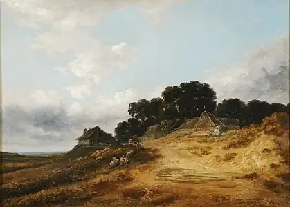 Chaumière à la lisière d'un bois, (vers 1795), musée des Beaux-Arts de Reims.