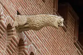 Gargouille restaurée à Toulouse