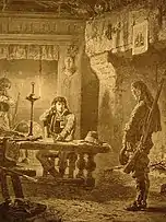 Chef chouan interrogeant un paysan breton (1871, no 2)