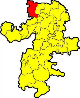 Localisation de Raïon de Niazepetrovsk