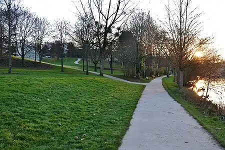 Espace arboré au niveau des Longes (limite Limoges - Panazol)