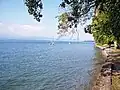 Au bord du Léman.