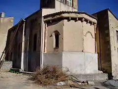 Chevet de l'église.