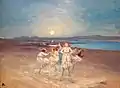 George William Russell, Children Dancing on the Strand (1914)