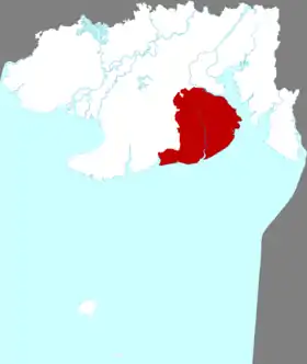 Localisation de Tiěshāngǎng Qū