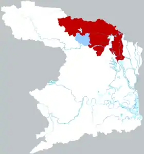 Localisation de Lǐ Xiàn