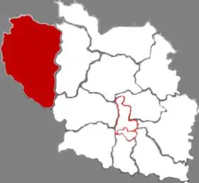 Localisation de Qìnyuán Xiàn