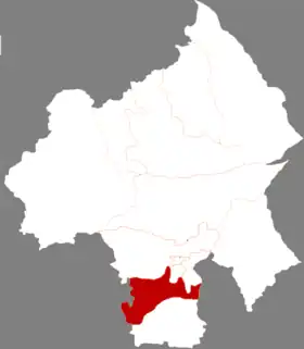 Localisation de Kālāqìn Qí