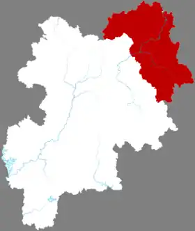 Localisation de Róng Xiàn