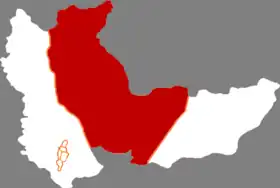 Localisation de Luóběi Xiàn