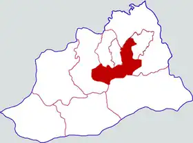 Localisation de Shānyáng Qū