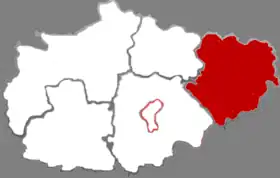 Localisation de Língchuān Xiàn